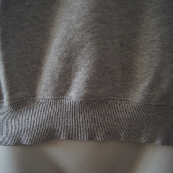 STUSSY Graphic Logo Gray Sweatshirt S Long Sleeve Jumper Pullover Streetwear Top - Picture 3 of 6